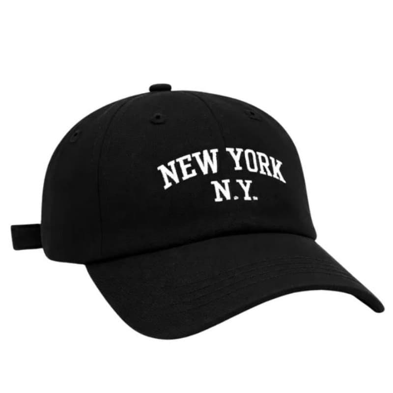 Boné Blogueira Bordado Unissex Aba Curva New York Várias Cores