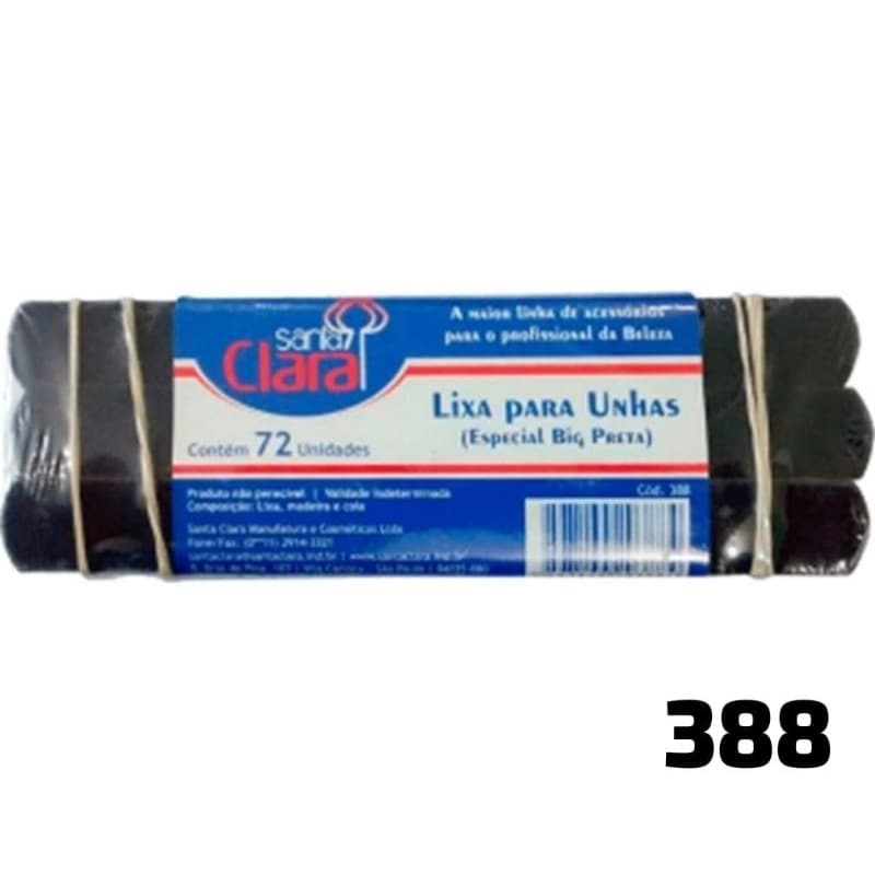 72 LIXAS PARA UNHAS, LARGAS BIG, ESPECIAIS, PRETAS.