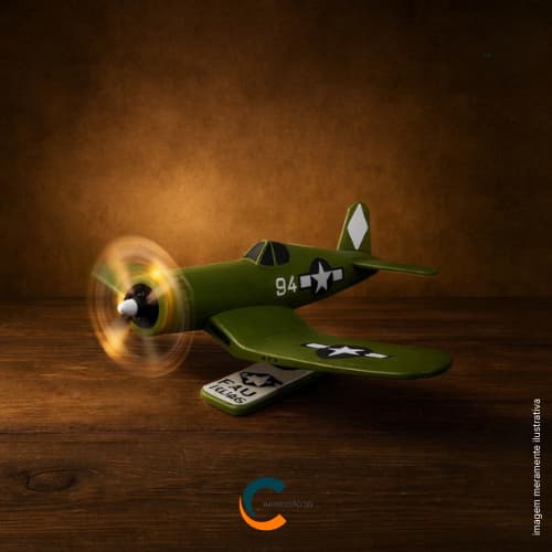 Maquete de Avião Decorativo e Colecionável Decorative Plane F4U Corsair