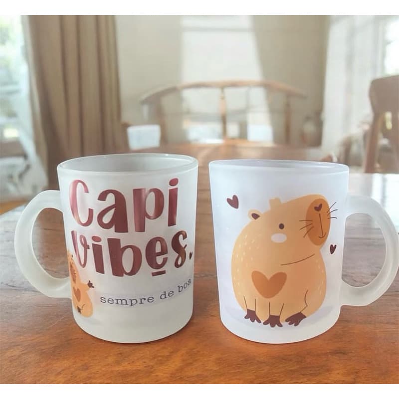 Caneca video jateado capi vibes 325ml