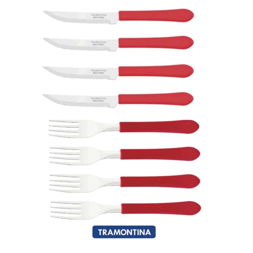 Kit Inox 8 Und Cozinha Tramontina Leme