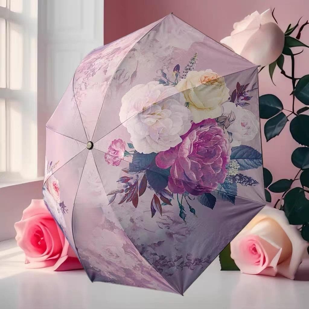 Sombrinha / Guarda Chuva Dobrável Automático Feminino – Proteção UV - Diversas Estampas