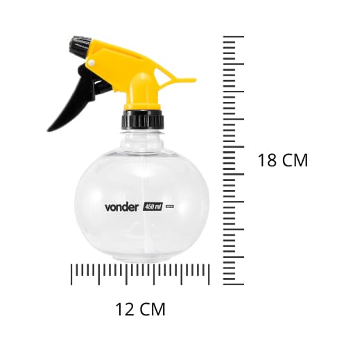 Kit 2 Borrifadores Spray Limpeza Multiuso 450 ml