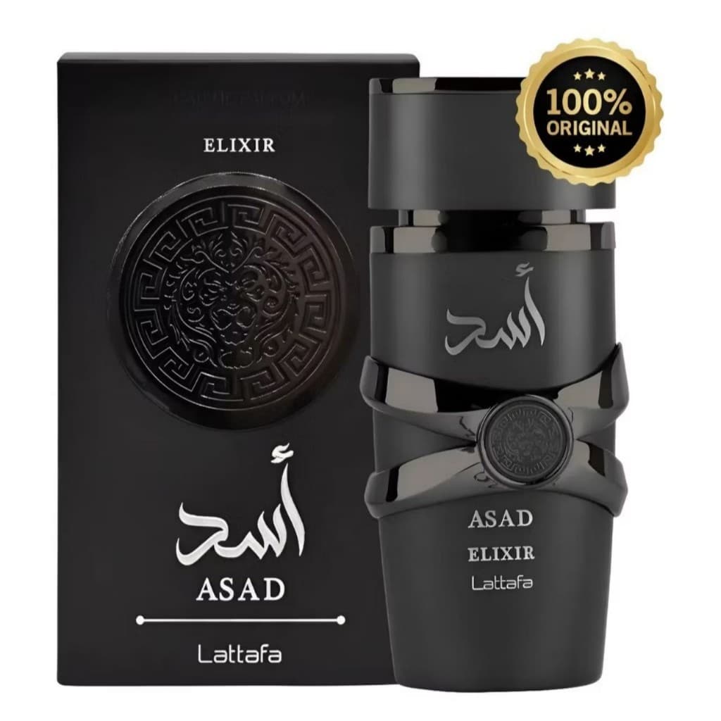 Perfume Árabe ASAD Elixir Lattafa Eau De Parfum 100 ML Original