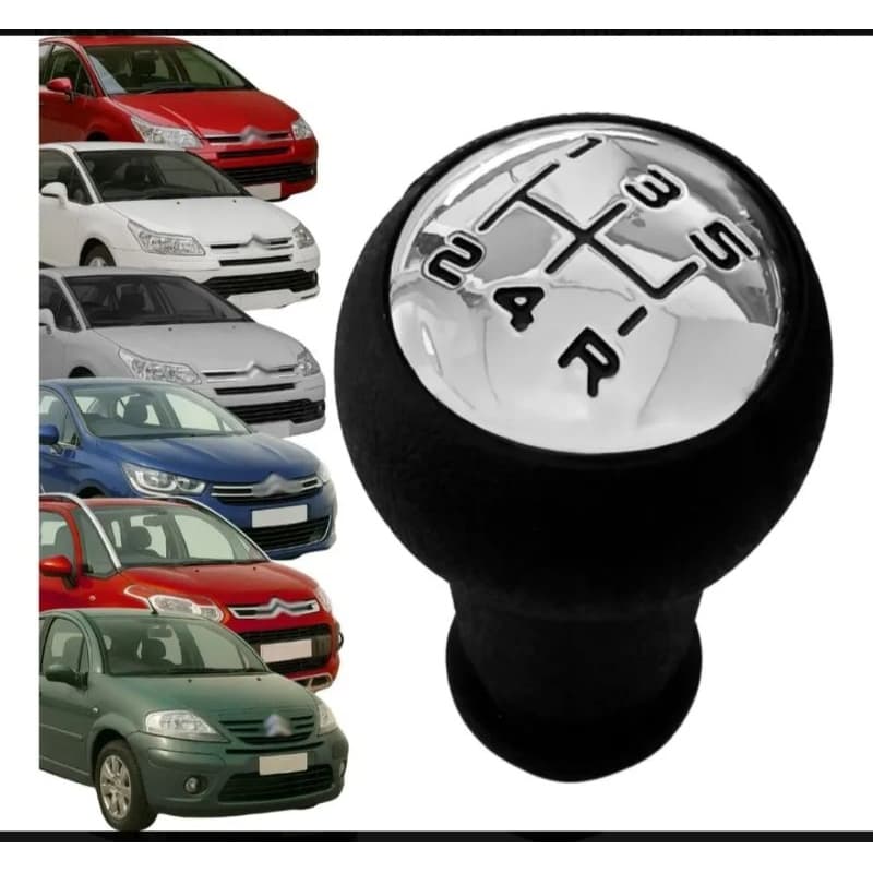 Manopla Bola Cambio + Bucha Citroen C3 C4 Xsara Picasso