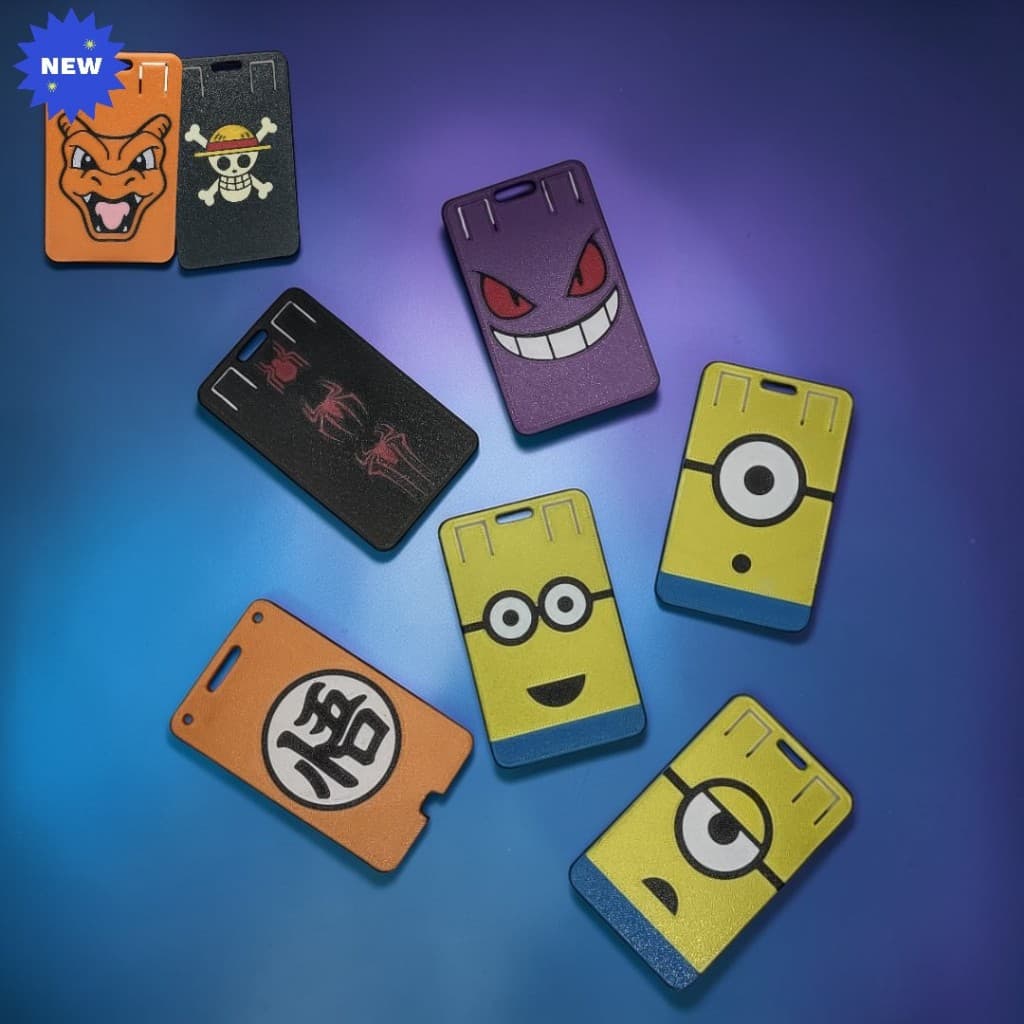 🎮✨ Porta Crachá / Cartão / ID Geek 3D em PLA - Vários tema - Confira!