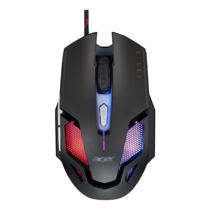 Mouse Gamer Acer Nitro - 7200dpi - 6 Botões - Led - Nmw200 Original