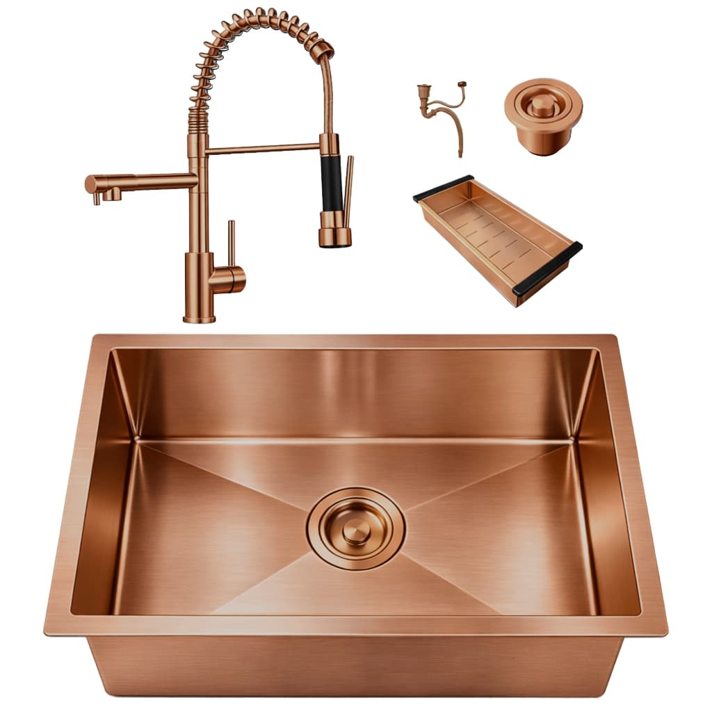 Kit Cuba Gourmet Cozinha 50x40 Inox 304 com Torneira 2 Saídas Misturador Brinovar Luxo