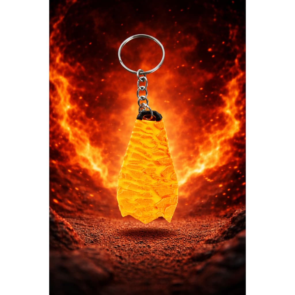 Chaveiro Fire Cape 3D Com Argola