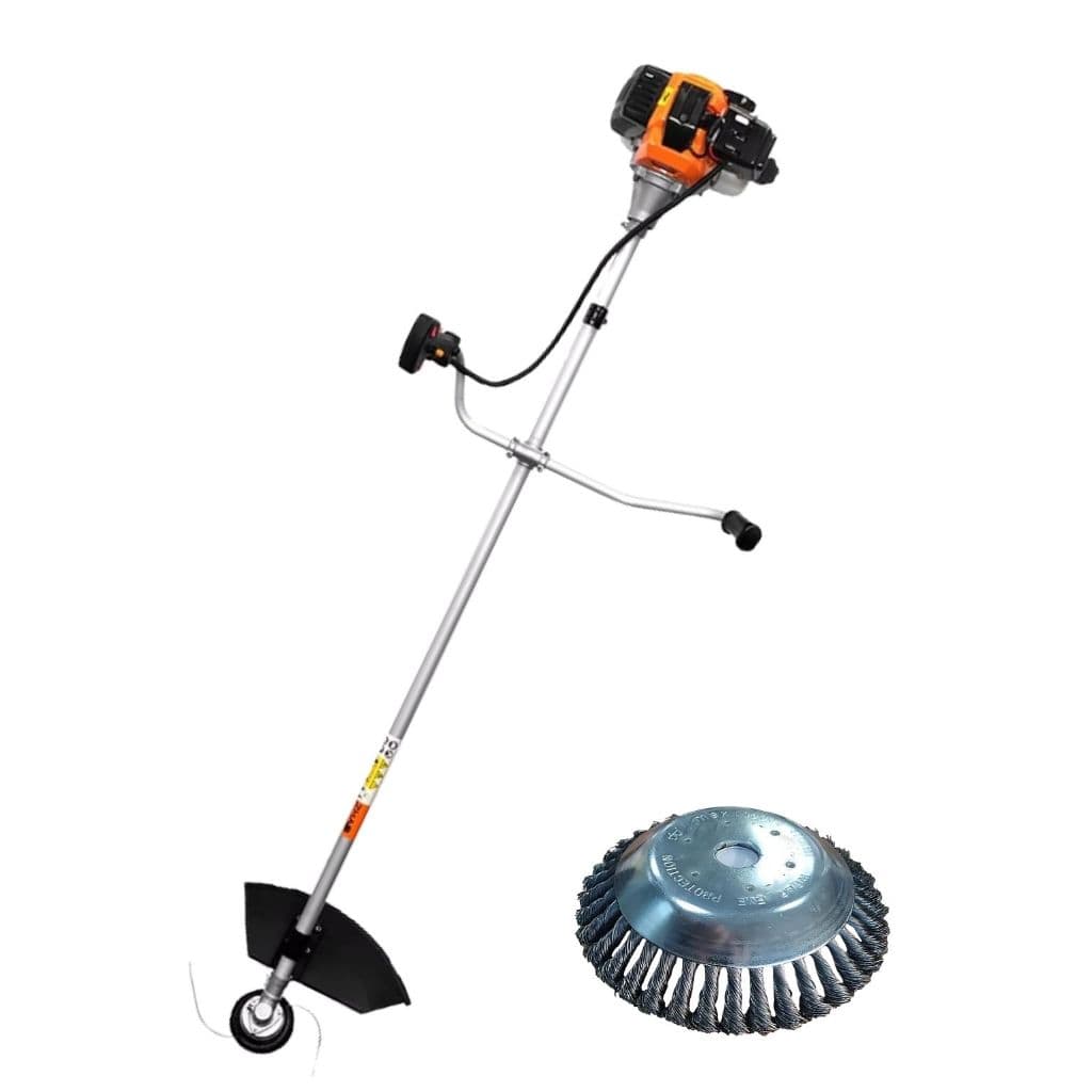Roçadeira a Gasolina ZR52X Zmax 52cc 6500 rpm 2,1HP + Escova de Aço para Roçadeira 200mm