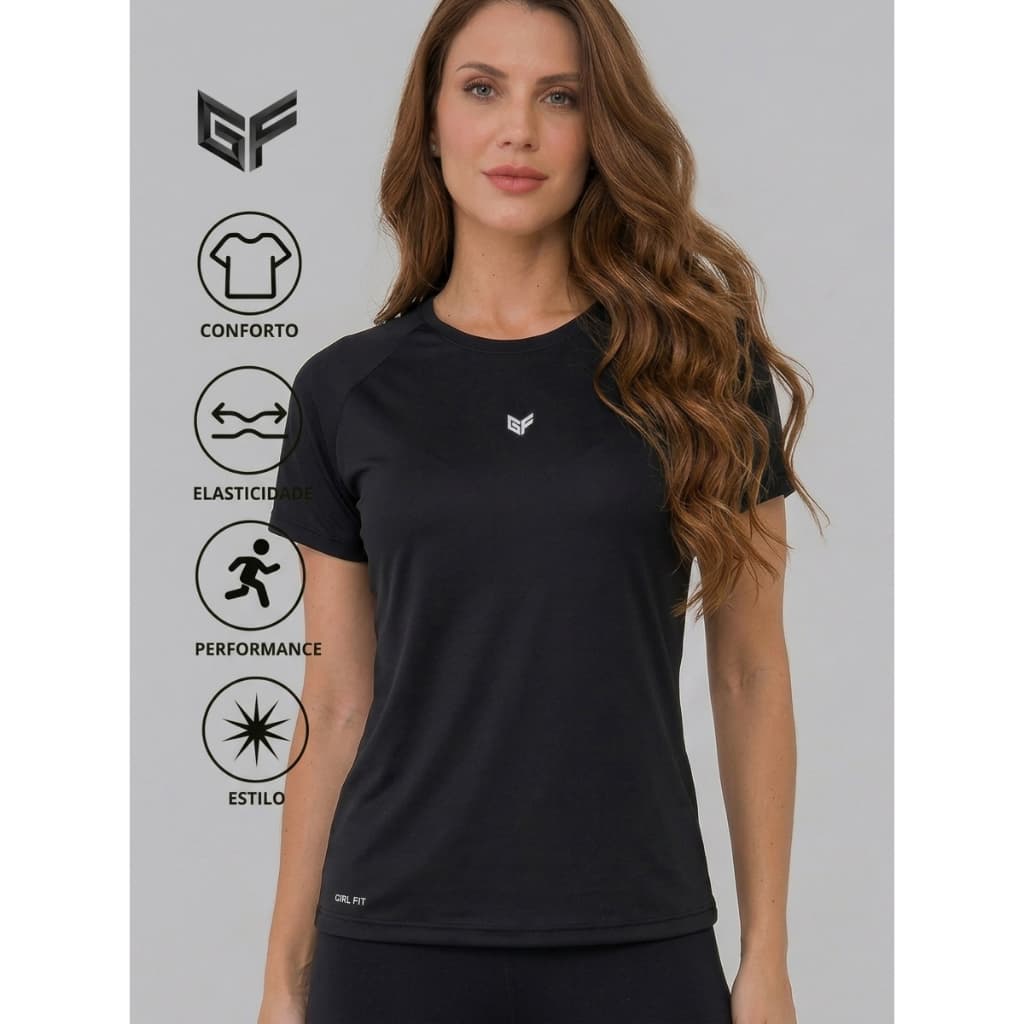 Camisa para Academia Feminina DryFit - Camiseta de Academia Feminina Dry Fit Gym Tecido Premium 2026