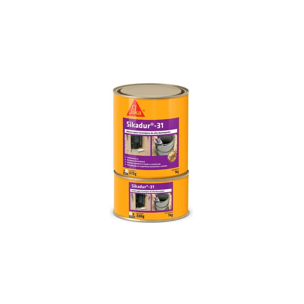 Adesivo Epóxi Sikadur-31 Tixotrópico 1kg Sika