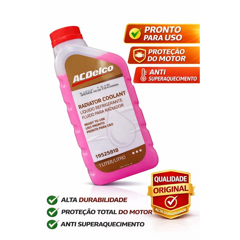 1L Aditivo Radiador Anti Fervura Pronto Uso ACDelco 19525818