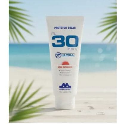 Protetor Solar FPS 30 Com Repelente Mavaro 120g