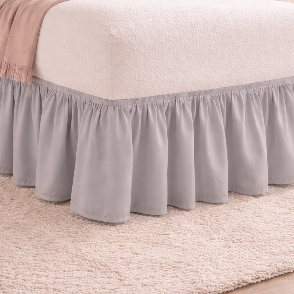 Saia Box Solteiro Com Elástico Microfibra Matelada 188x88x40cm Várias Cores Resistente Não Amassa