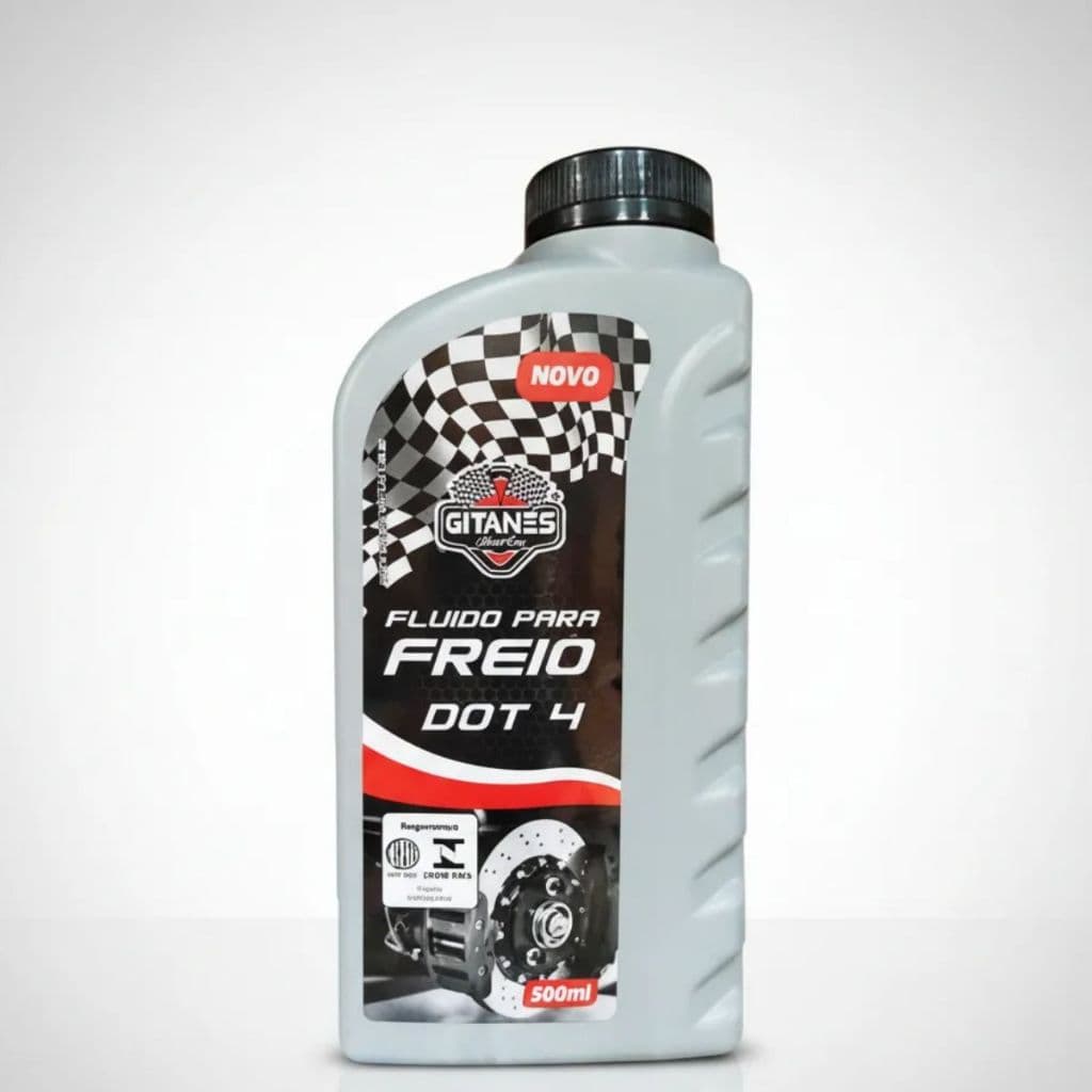 Fluido Óleo Freio Dot 4 500ml Carro Moto Utilitário Gitanes