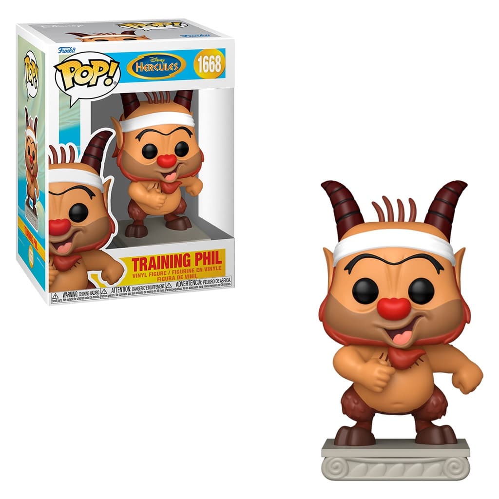FUNKO POP DISNEY HERCULES - TRAINING PHIL 1668 NOVO ORIGINAL