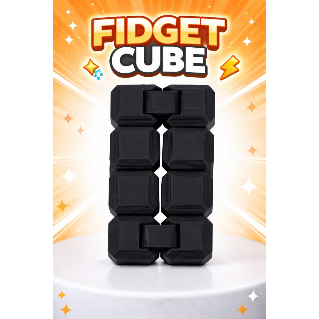 Cubo Infinito Magico Fidget Anti Stresse Ansiedade TDAH Diversas Cores Presente Coordenação