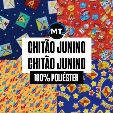 3 Metros Tecido Chitao Junino X 1,50 Mts Largura