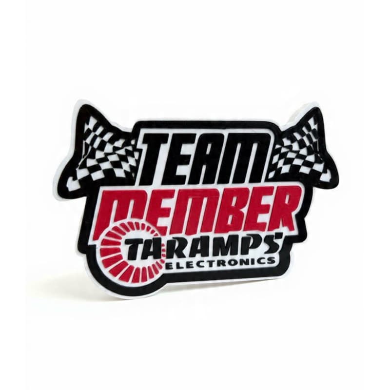 Placa Decorativa 3D Team Member Taramps Electronics - Impressão 3D | Enfeite Som Automotivo