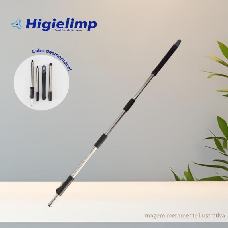 CABO REPOSICAO MOP SAFE GIRATORIO BLACK DUAS AGUAS - PERFECT PRO