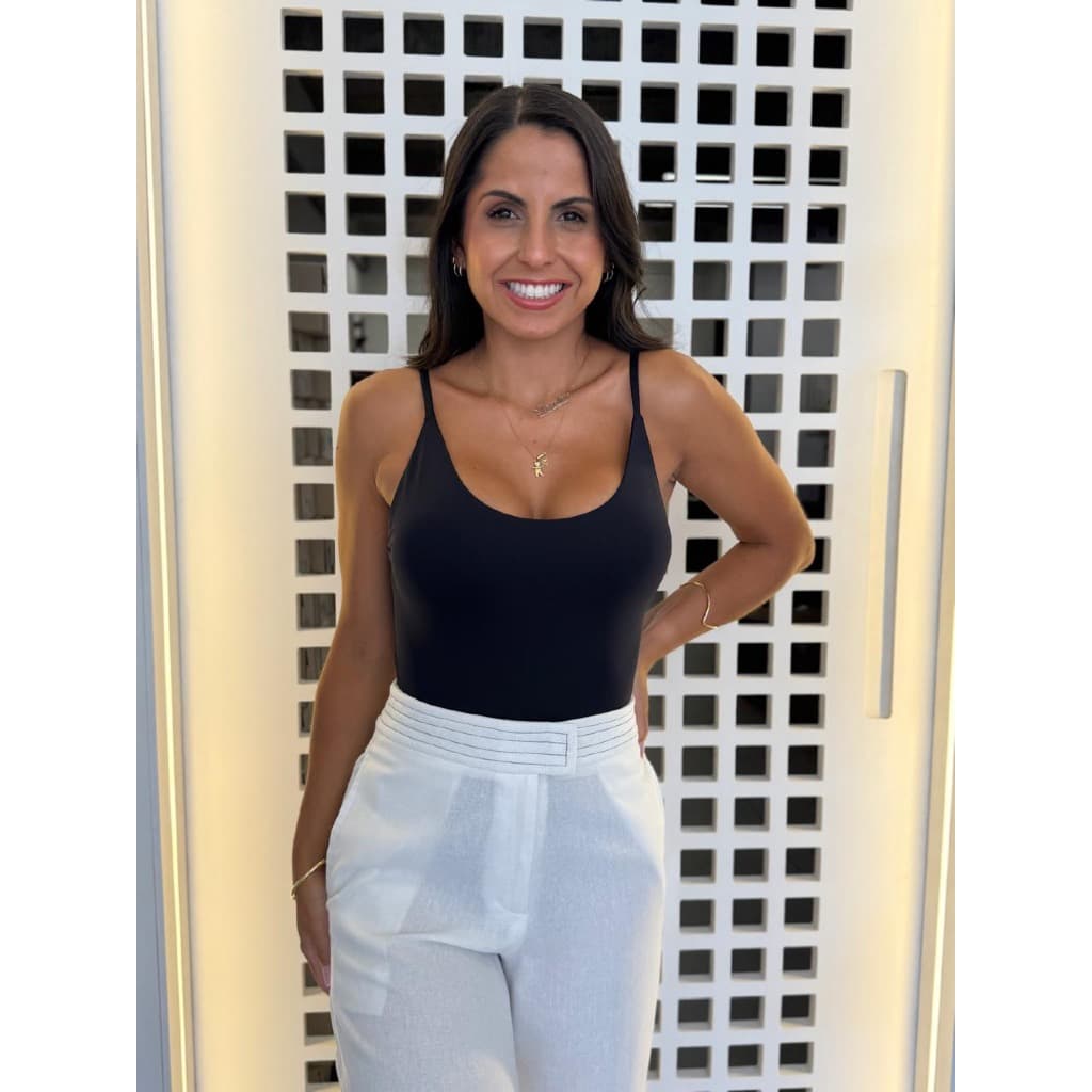Body Lia Versatily - Costas em U e Alças Finas Feminino Adulto