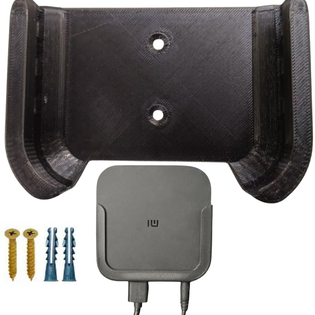 Suporte Para Xiaomi Mi Box S 2ª Geração TV Box Parede Fixação Traseira TV Organização 3D