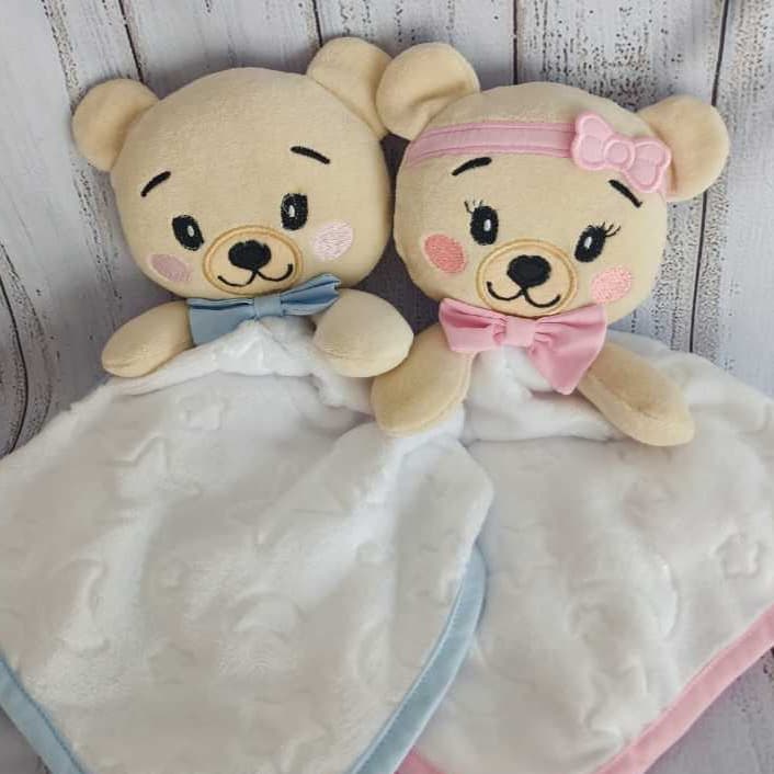 Naninha Bebê Personalizada - Ursinho menino/menina