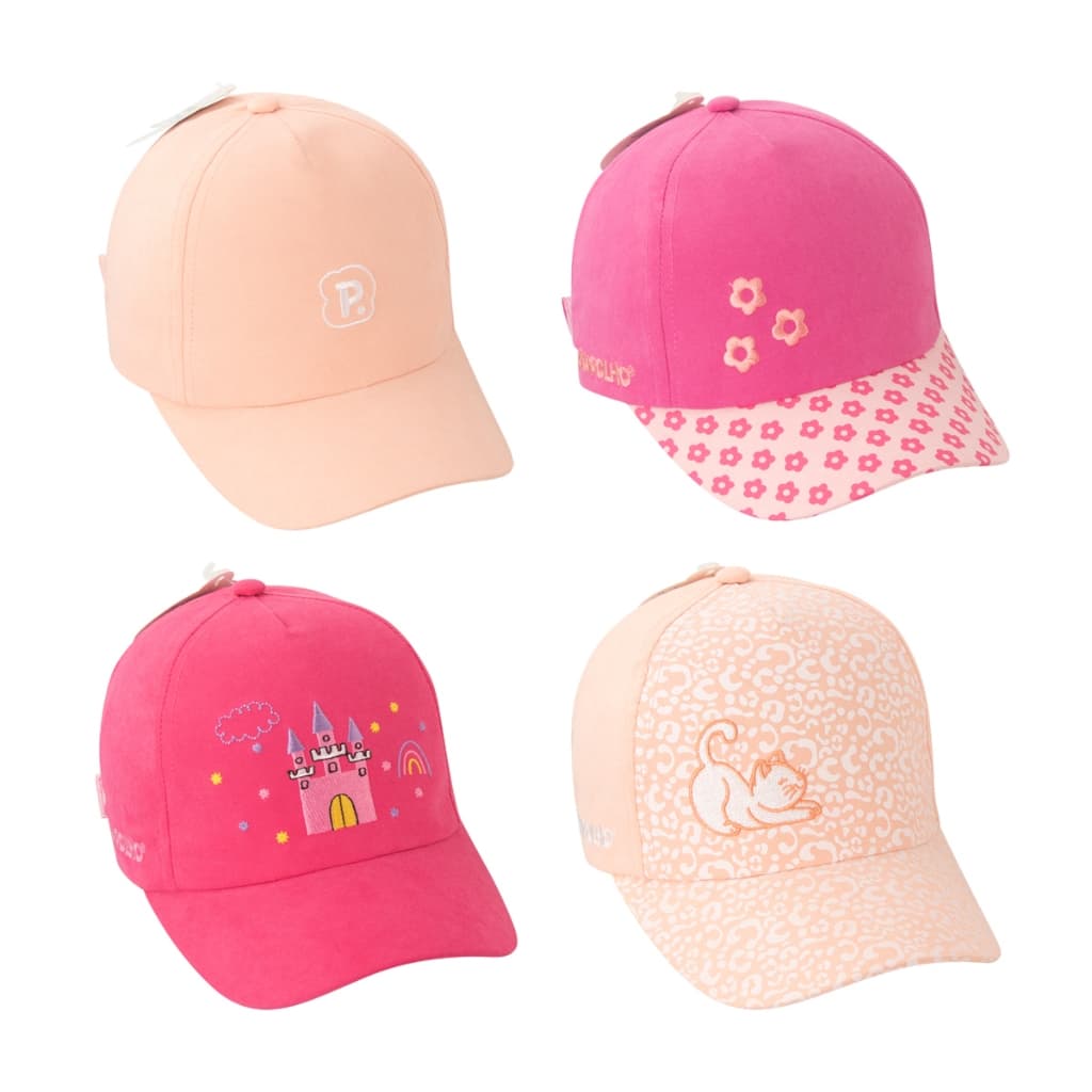 Boné infantil menina 02-04 anos varias estampas sol - praia - bonezinho Pimpolho