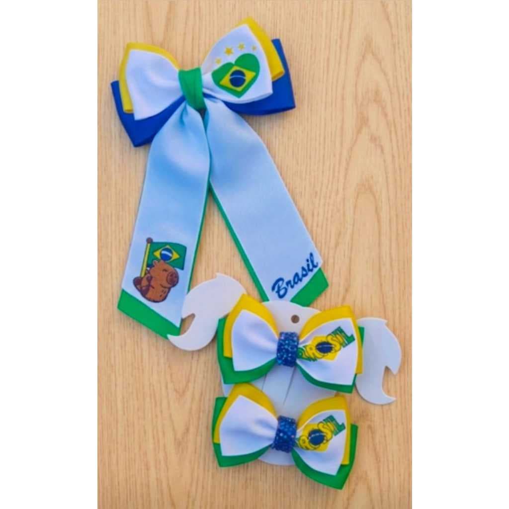 Laço Brasil Copa do Mundo/Laço infantil Brasil