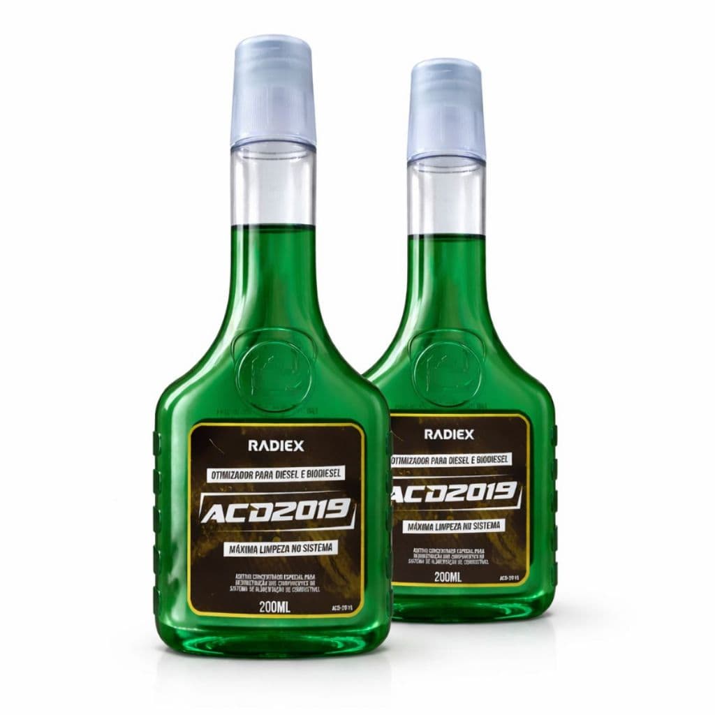 Kit 2 Aditivo de Combustivel Diesel 200ml Economia e Melhor Desempenho Diesel Original Radiex