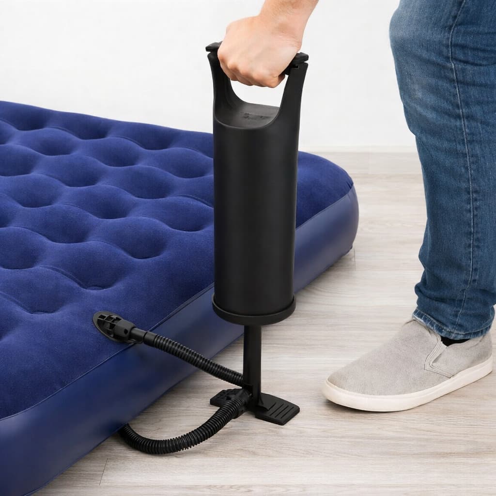 Bomba De Ar Manual Inflável Encher Bóia Colchão Piscina Brinquedo Portátil Pedal