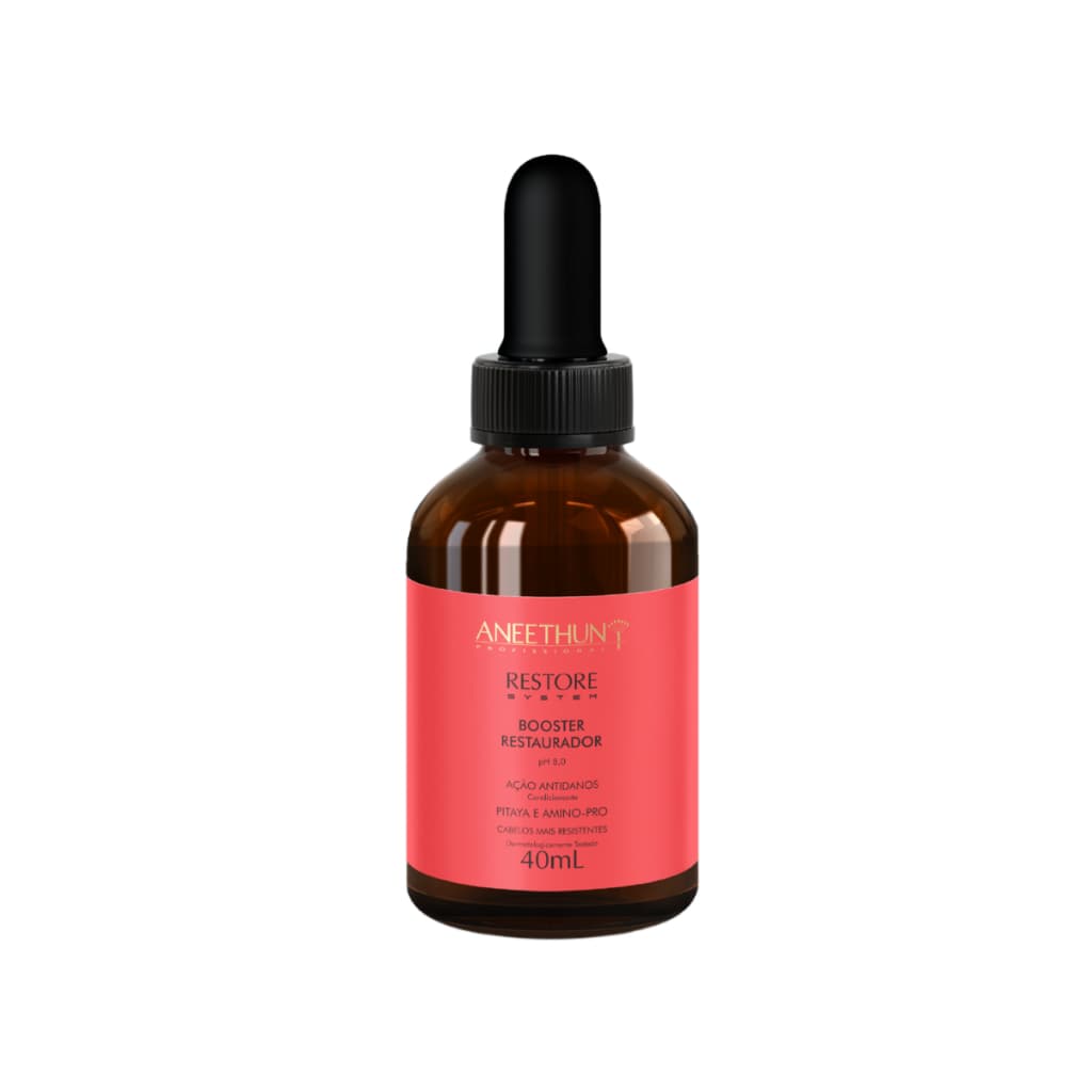 Booster Aneethun Restore System Devolve Elasticidade e Resistência aos Cabelos 40mL