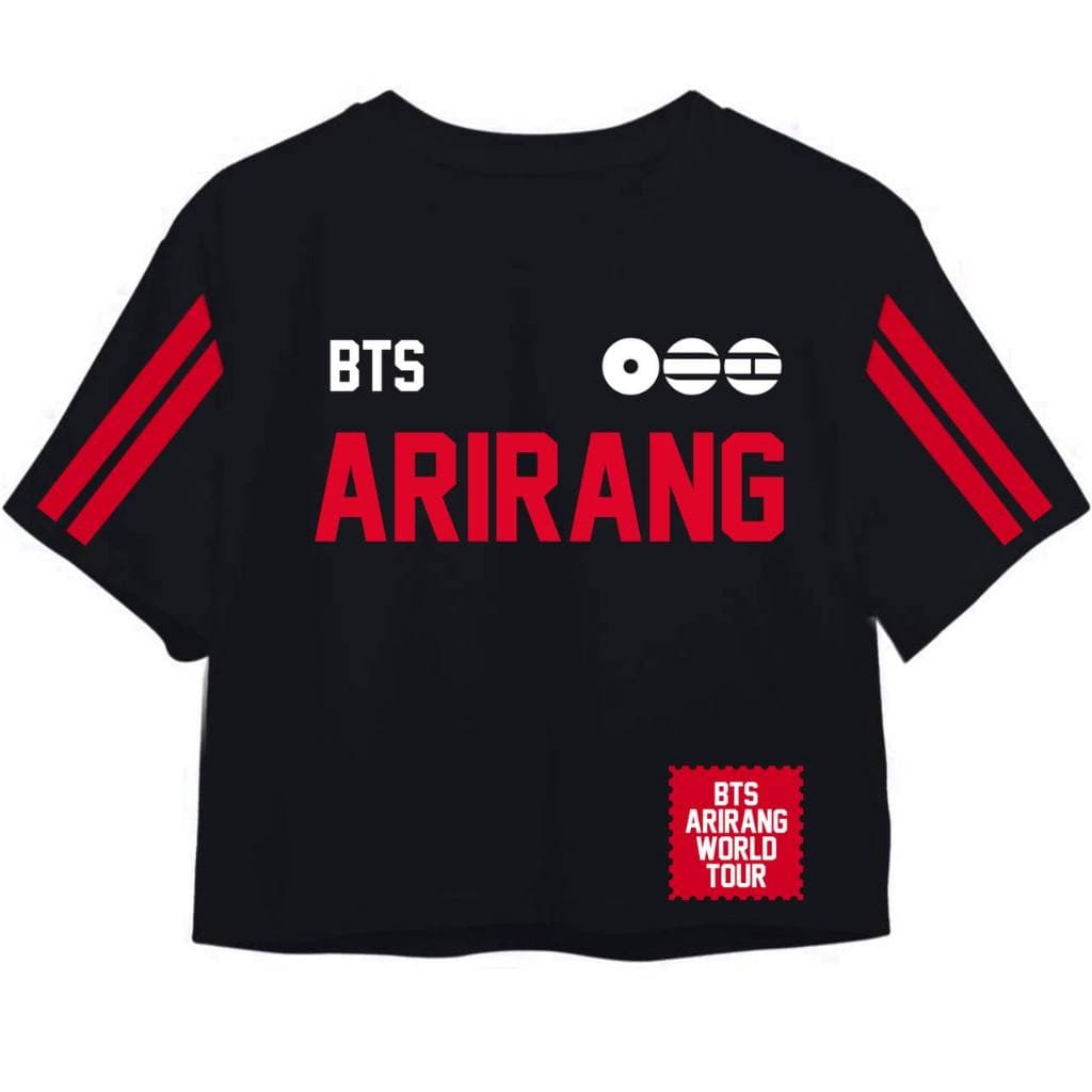 Cropped BTS Arirang Kpop Unissex Premium 100% Algodão Estampada