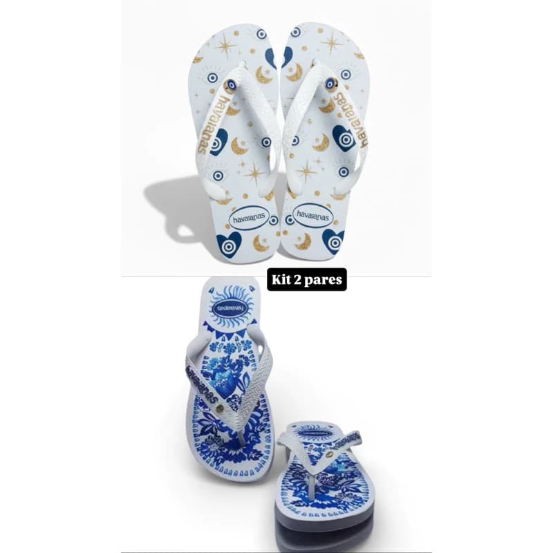 KIT2 Chinelos Femininos Antiderrapante para Mais Segurança