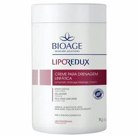 Creme Massagem Corporal Drenagem Linfática Lipo Redux 1kg