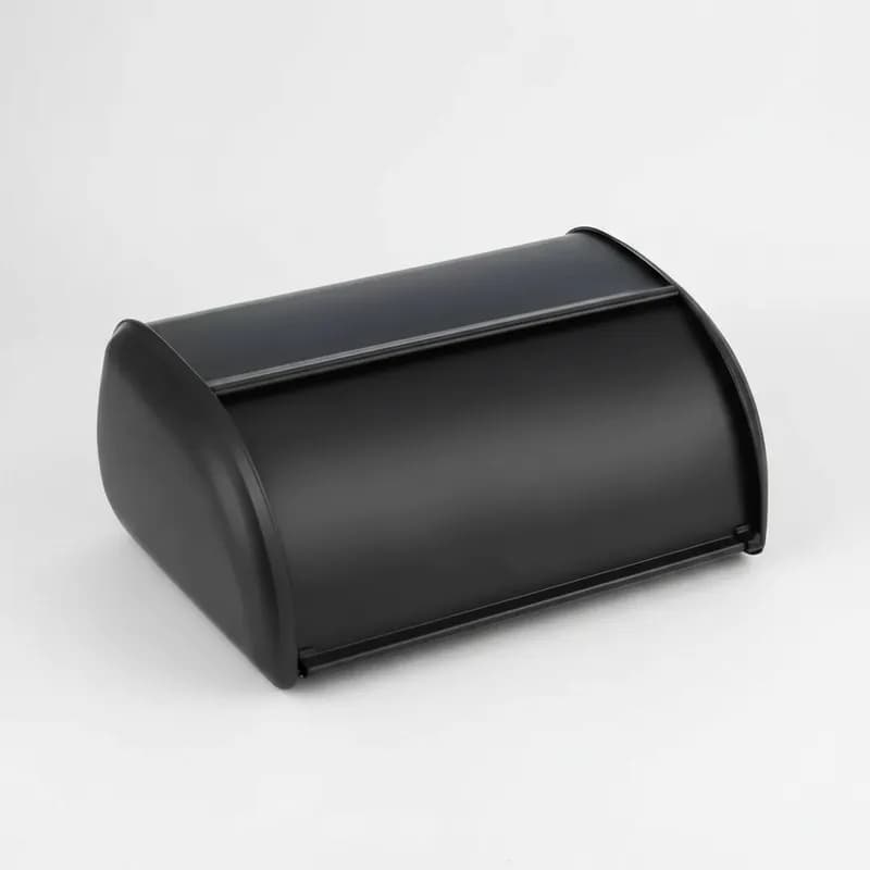 Porta Pão De Ferro Conserve Preto 35x23x14cm Preto Mek