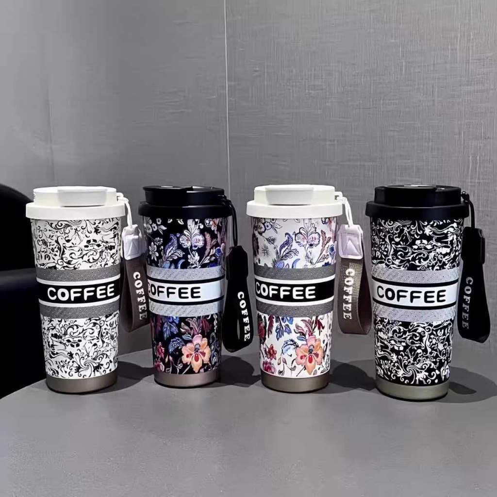 Garrafa Copo Caneca Térmico Coffe Cha Estiloso 500ml