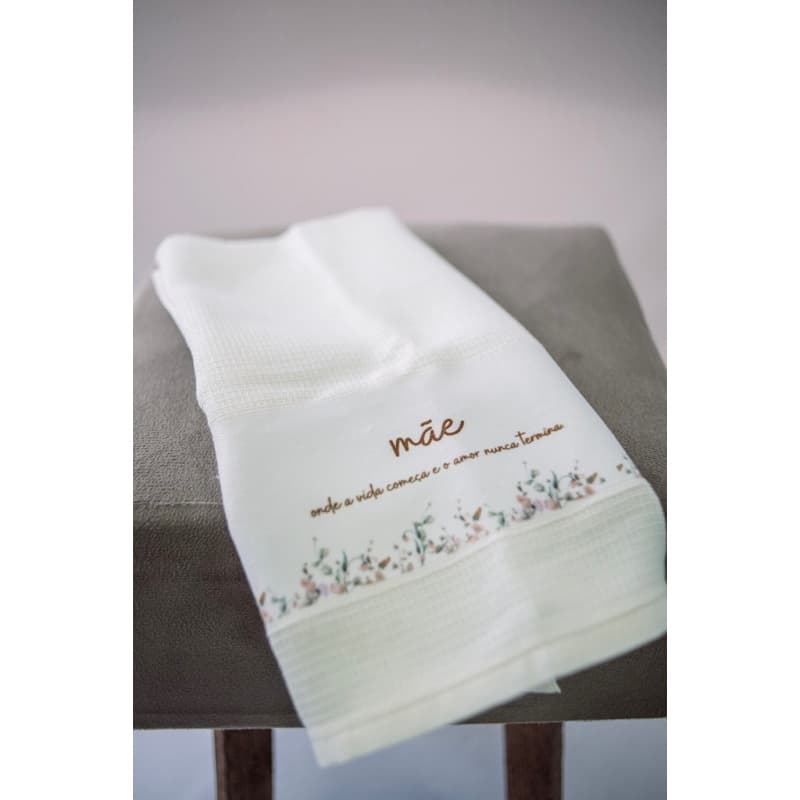 Pano de prato personalizado presente especial dia das mães