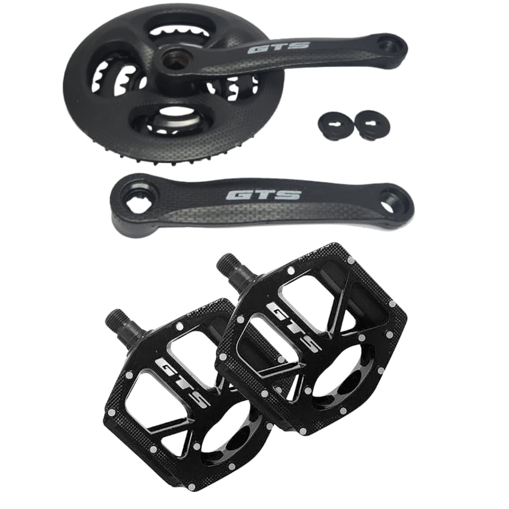 Pedivela GTS PREMIUM Tipo Shimano + Pedal Plataforma Aluminio