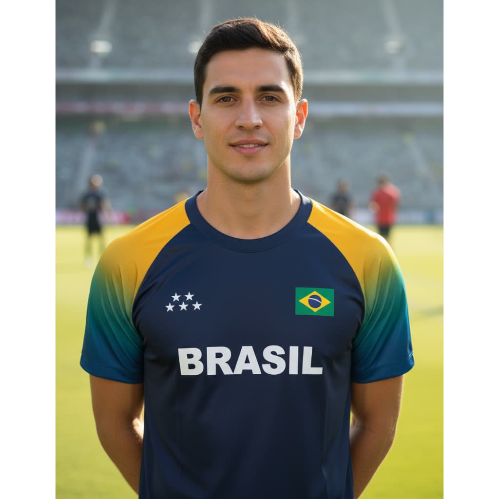 Camisa Brasil Braziline Amazônica Masculina Oficial