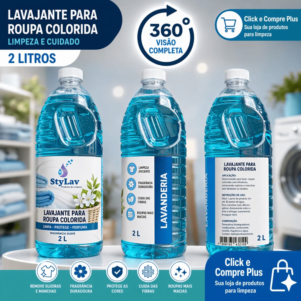 Alvejante Para Roupa Colorida - 2L Geral Química