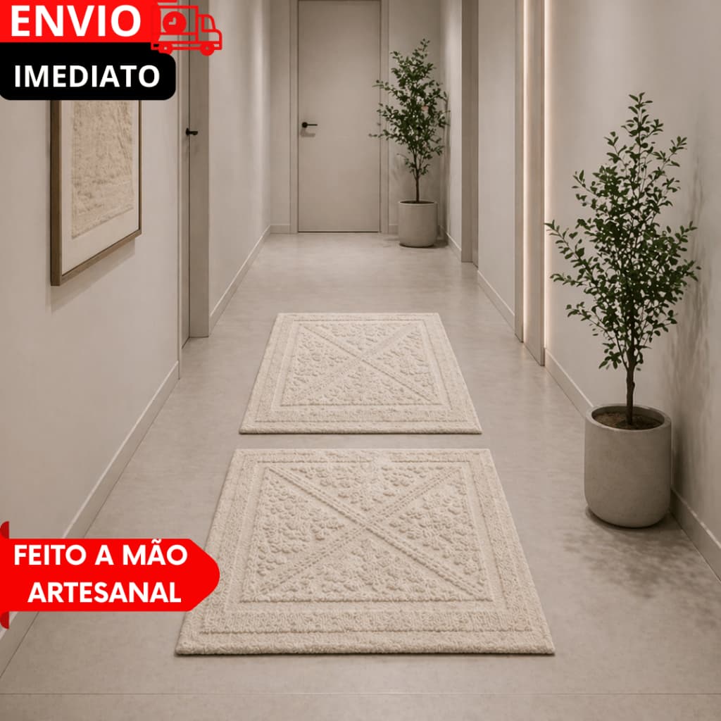 KIT 1/2/3 Tapete Antiderrapante Banheiro Super Absorvente Secagem Rápida Chuveiro Cozinha Varanda...