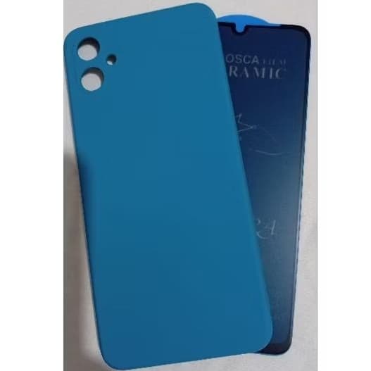 Kit Capinha para Samsung Galaxy A05 de Silicone+Película de Cerâmica Fosca 9D