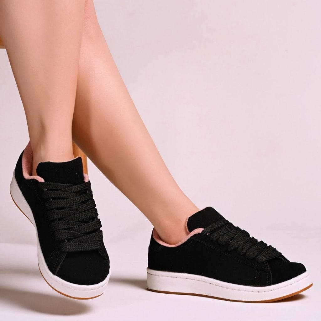 Tênis Casual Feminino e Masculino Liso Treinos Academia - Envio Rápido