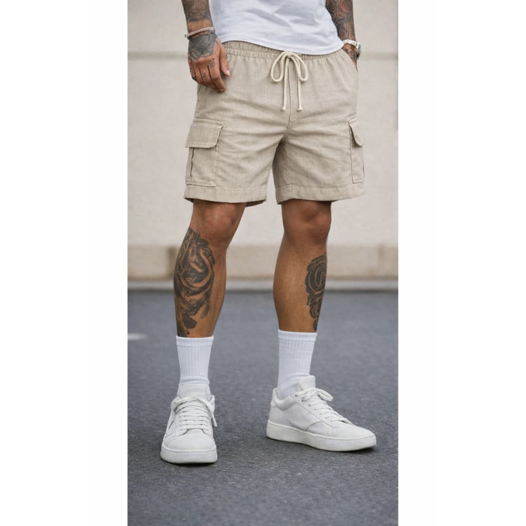 Bermuda Cargo Curta Masculina Streetwear