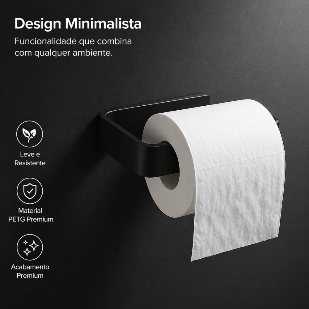 Compacto Resistência Suporte Pra Papel Higiênico
