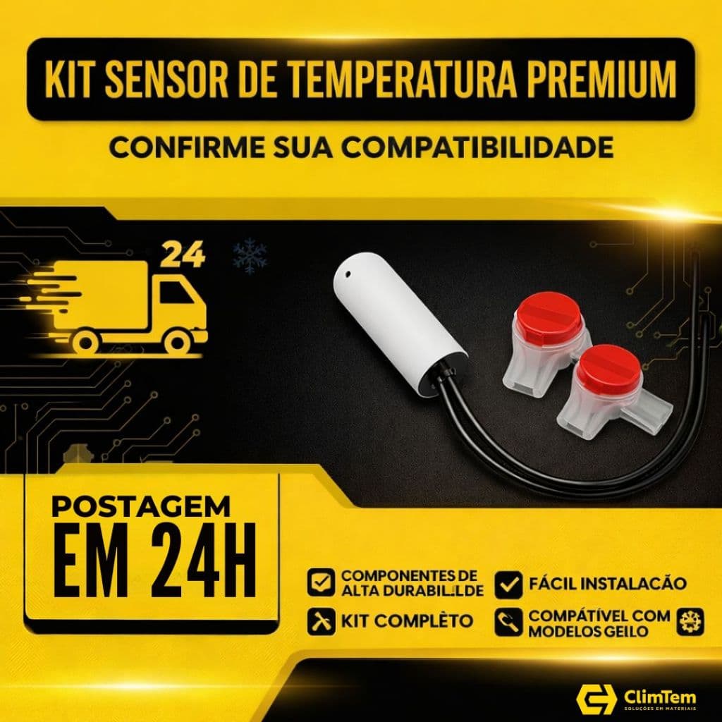 Kit Sensor Degelo E Temperatura Geladeira Brastemp Consul