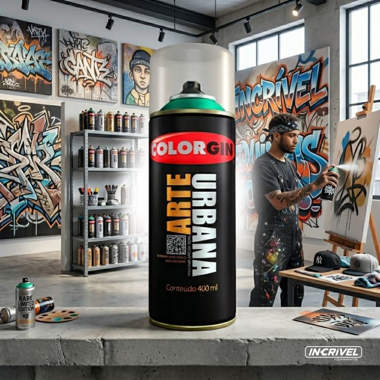 Spray Tinta Parede Grafiti Colorgin Com 83 Cores Fosco Metal Fachada Plástico Vidro Arte Urbana