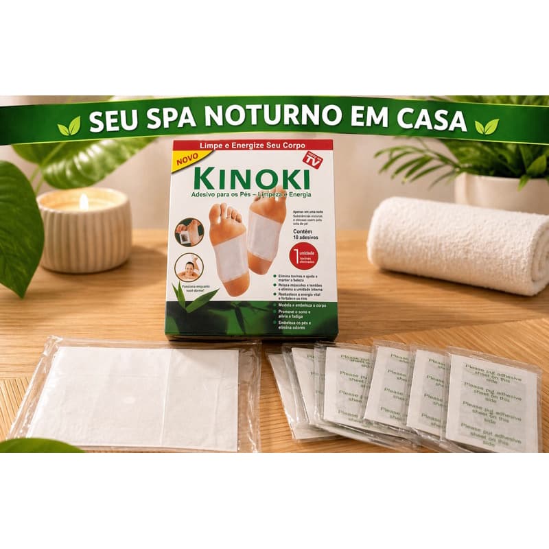 Kits Adesivos Detox Para Pés Relaxante Alivio de Dores Eliminação de Odores e Fadiga Uso noturno Natural